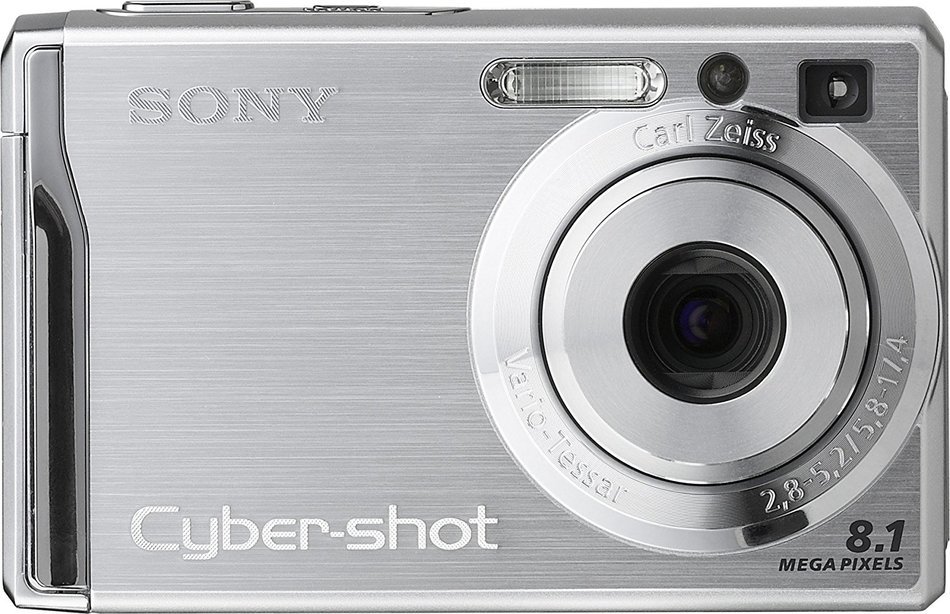 Sony Cybershot DSCW90 8.1MP Digital Camera with 3x Optical Zoom and Super Steady Shot (Black) N10