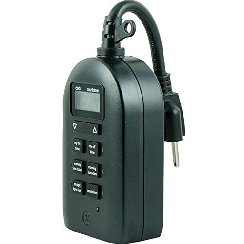 New GE 26898 MyTouchSmart Dual Digital Outdoor Timer
