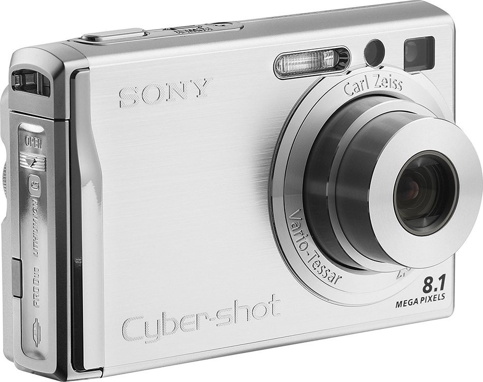 Sony Cybershot DSCW90 8.1MP Digital Camera with 3x Optical Zoom and Super Steady Shot (Black) N11
