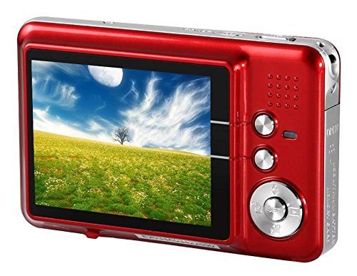 Amikov 800-Fe 12 Mega Pixel 2.7" Tft Lcd Hd Digital Camera With 8X Digital Zoom, Smile Capture (Red) Produced... N7