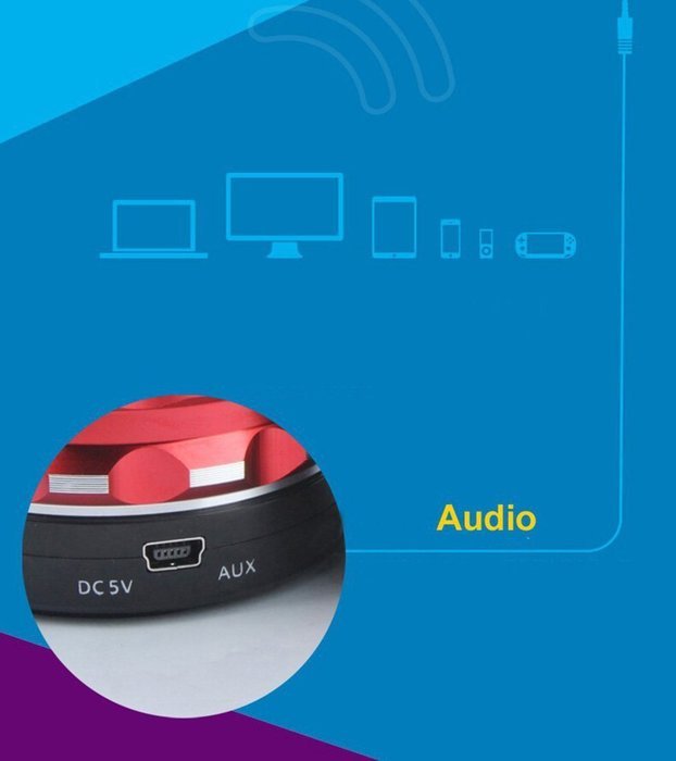 Generic Metal Steel Wireless Bluetooth Speaker Support FM Radio Color ( Red ) N7