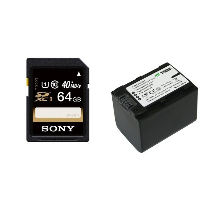 Sony FDR-AX33/B FDR-AX33B FDR-AX33 4K Camcorder with 64 GB BUNDLE N4