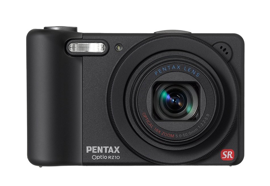 Pentax Optio RZ10 14 MP Digital Camera with 10x Optical Zoom with CCD Shift Stabilization and 2.7-Inch LCD (Black) N3