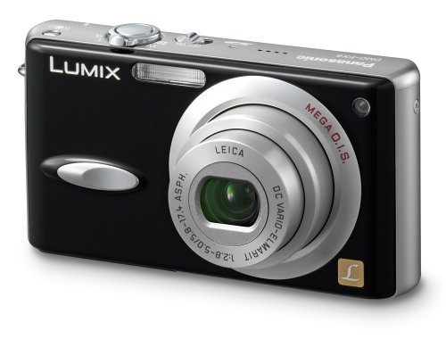 Panasonic Lumix DMC-FX8K 5MP Digital Camera with 3x Image Stabilized Optical Zoom (Black) N6