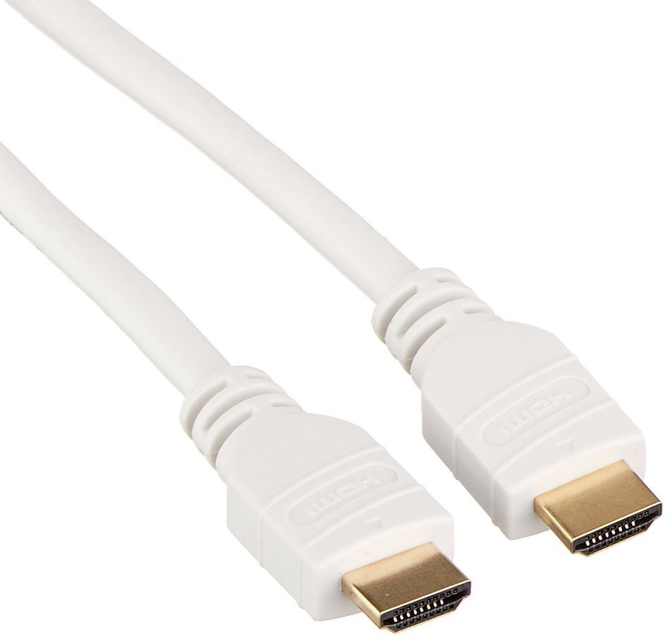 2 foot White High Speed HDMI Cable with Ethernet, 28 AWG, Tartan Cable brand
