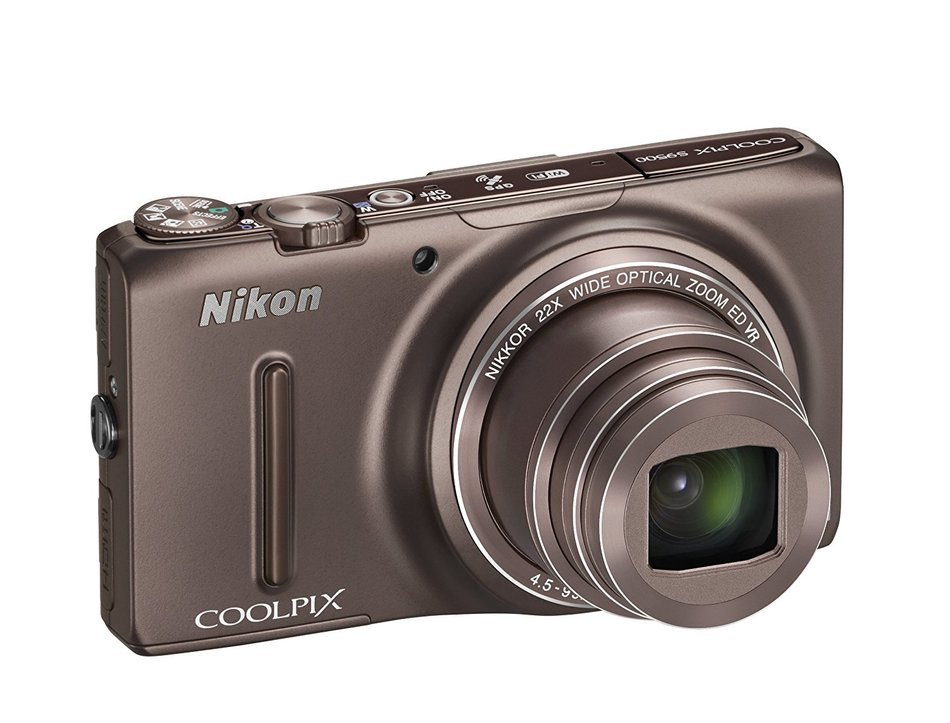 Nikon 2013 Coolpix S9500 Digital Camera brown 18.1 MP 22x - International Version N6