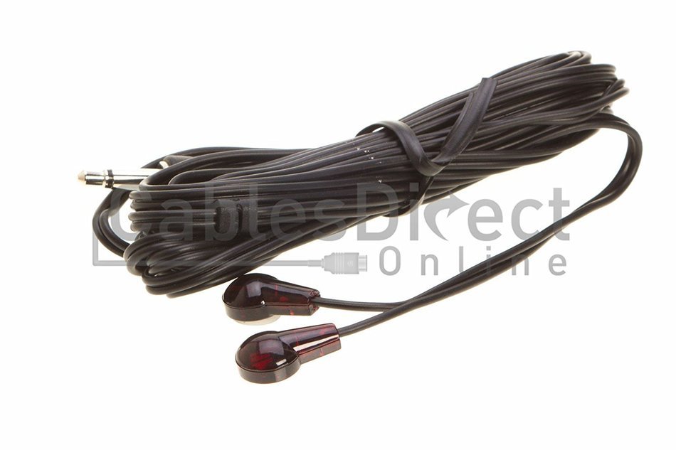 IR Repeater System - Hidden IR Control System for Home Theater Infrared Extender System Kit, Black N4