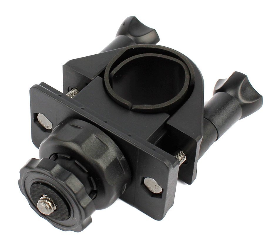 DURAGADGET 4-in-1 Outdoor Sports Motorcycle Rotating Clamp On Bicycle Handlebar Mount Tripod Support For O-SKY... N4