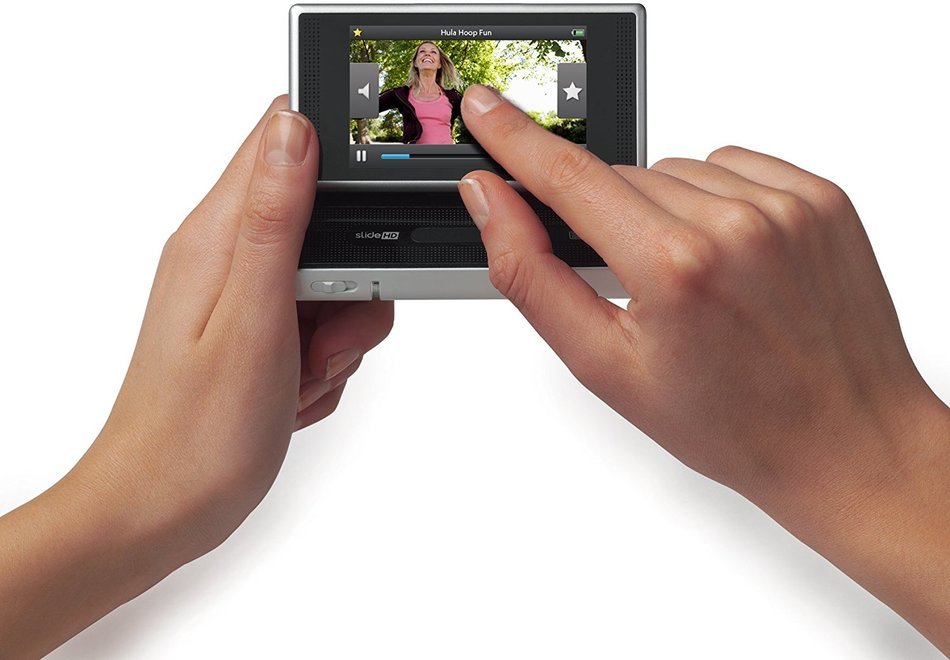 Flip SlideHD Video Camera - White, 16 GB, 4 Hours (Discontinued by Manufacturer) N4