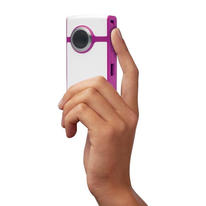 Flip UltraHD Video Camera - White, 4 GB, 1 Hour N16