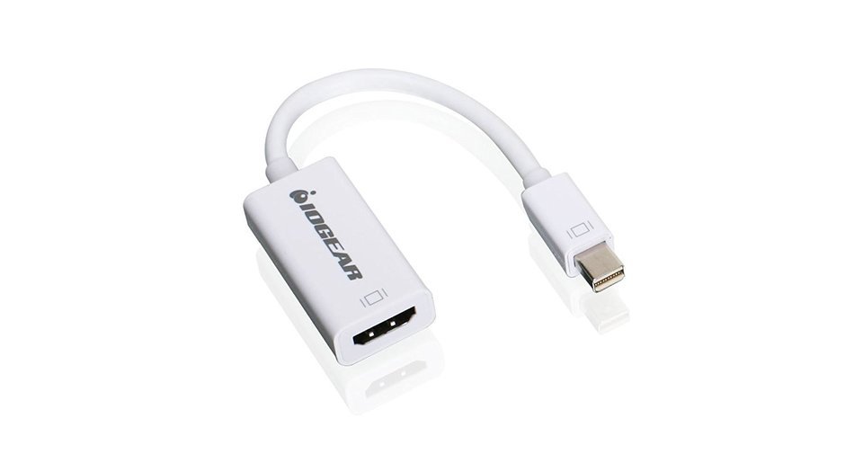 IOGEAR DisplayPort to DVI Adapter Cable, White (GDPDVIW6) N7