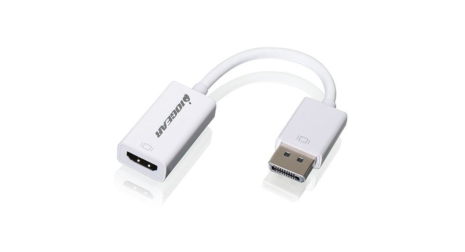 IOGEAR DisplayPort to DVI Adapter Cable, White (GDPDVIW6) N8