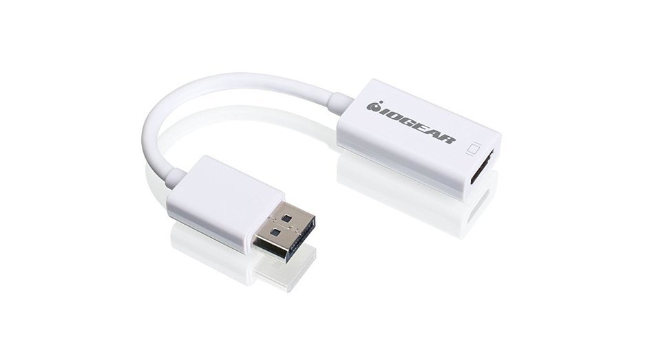 IOGEAR DisplayPort to DVI Adapter Cable, White (GDPDVIW6) N9