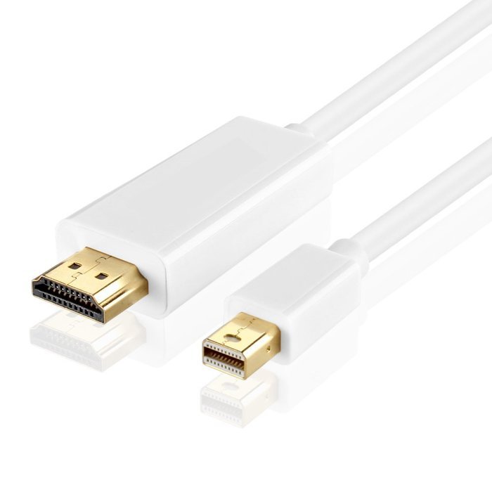 TNP Mini DisplayPort to HDMI Adapter Cable (15FT) - 4K 4Kx2K 2160P Ultra HD UHD (Thunderbolt 2 Compatible) mDP... N6