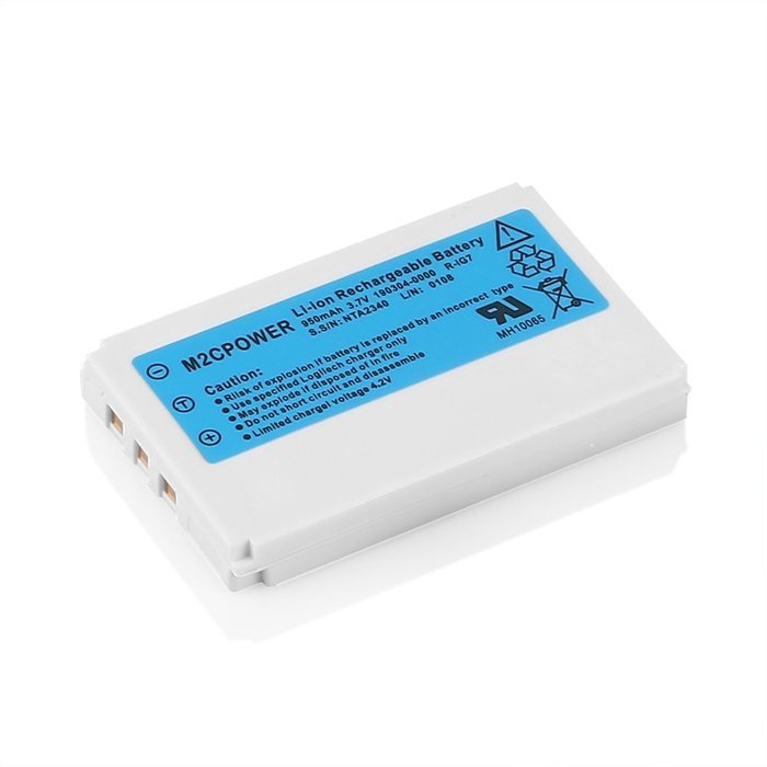 M2cpower&reg; Logitech Replacement Li-ion Battery(2 Pack) for Harmony One Remote 880 890 720 900 (LATEST VERSION) N3