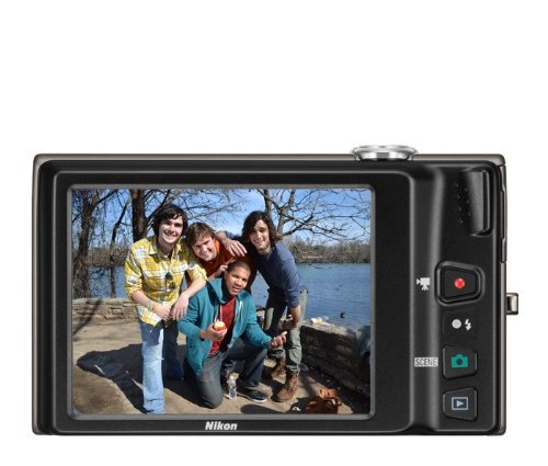 Nikon COOLPIX S4100 14 MP Digital Camera with 5x NIKKOR Wide-Angle Optical Zoom Lens and 3-Inch Touch-Panel LCD... N6
