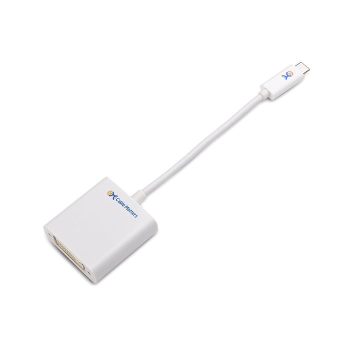 Cable Matters USB 3.1 Type C (USB-C & Thunderbolt 3 Port Compatible) to DVI Adapter in Black N10