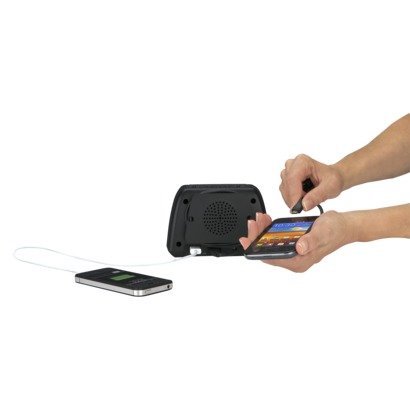 Capello Dual Alarm Clock with Dual USB Charging N3