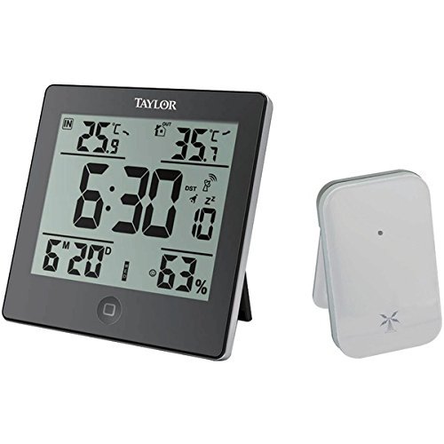 New TAYLOR 1731 Digital Weather Forecaster with Alarm Clock