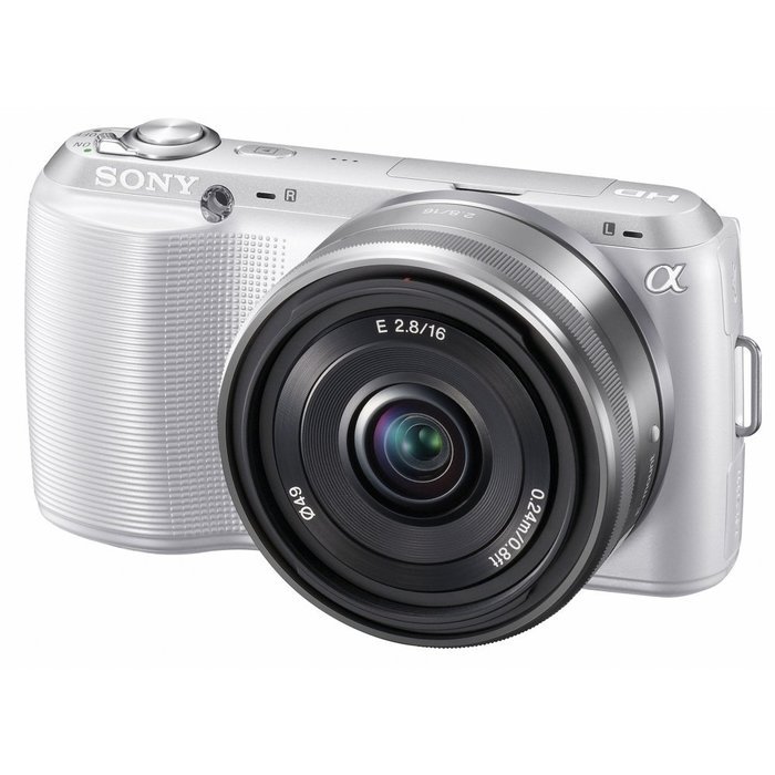 Sony Digital SLR Camera NEX-C3 Double Lens Kit White NEX-C3D/W