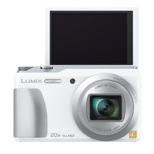 Panasonic Lumix TZ55 digital camera x20 white DMC-TZ55-K Japan model N5