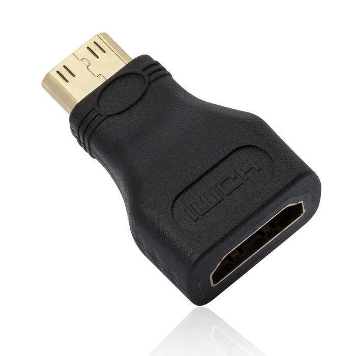 Aurum Cables Right Angle L Shape HDMI Male to HDMI Female Adapters - Black - Pack of 5 + 3 Cable Ties N36