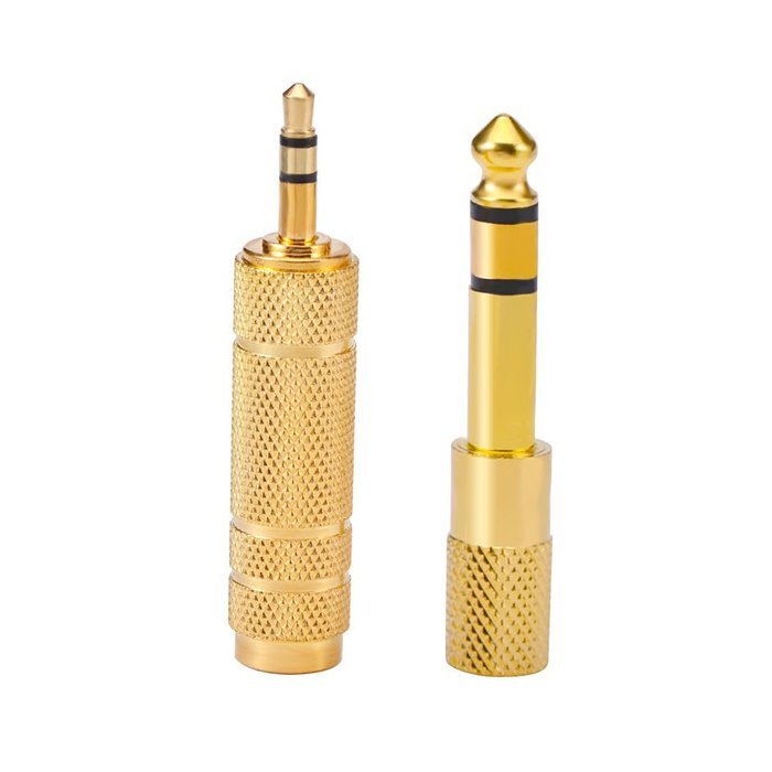 eBoot 4 Pieces Headphone Adapter 6.35 mm (1/ 4 Inch) Male to 3.5 mm Female Stereo Adapter Plus 3.5 mm Stereo Male... N4
