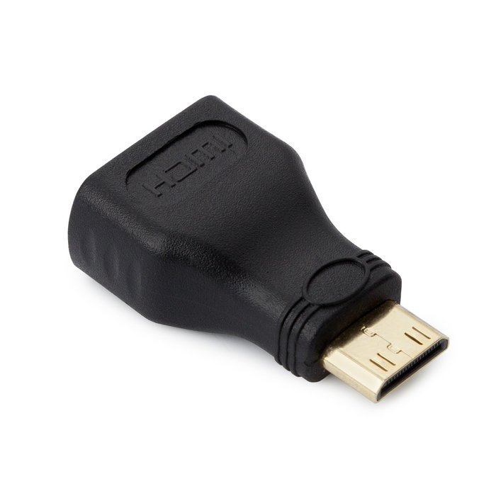 Aurum Cables Right Angle L Shape HDMI Male to HDMI Female Adapters - Black - Pack of 5 + 3 Cable Ties N37