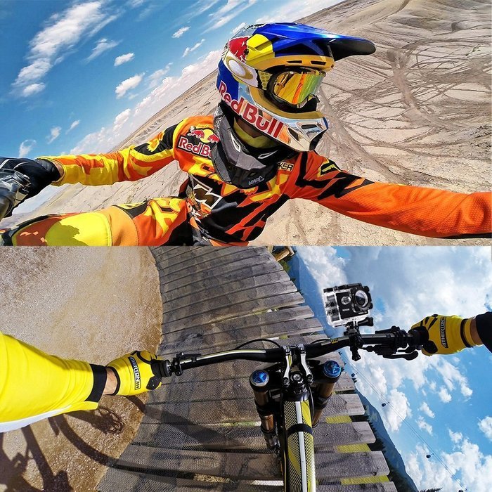 KEHAN C70 Full HD 1080P 60fps 2.0" Mini Wi-Fi Sports Action Camera 170 Degree Wide Lens with Time-Lapse/Loop Recording... N6
