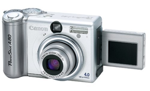 Canon PowerShot A80 4MP Digital Camera w/ 3x Optical Zoom N3