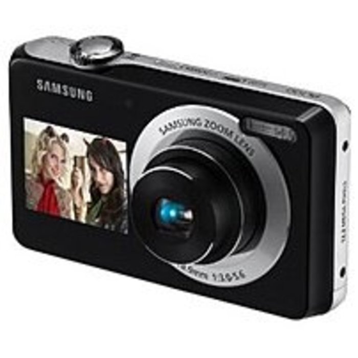 Samsung EC-PL100ZBPBE3 PL100 12.2 Megapixels Digital Camera - 3x Digital Zoom/5x Optical Zoom - 2.7-inch LCD Display...