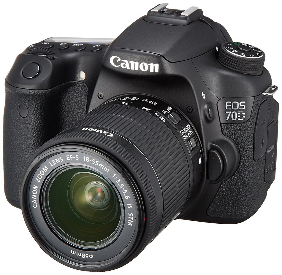 Canon DSLR camera EOS70D lens kit EF-S18-55mm F3.5-5.6 IS STM comes EOS70D1855ISSTMLK [International Version,... N3
