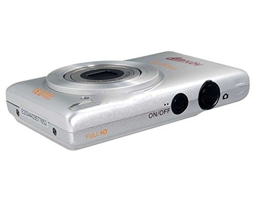 Amkov 16Mp 2.7" Tft Screen Digital Camera With 3X Optical Zoom, Video Recorder & Tf Card Reader (Silver) Produced... N7