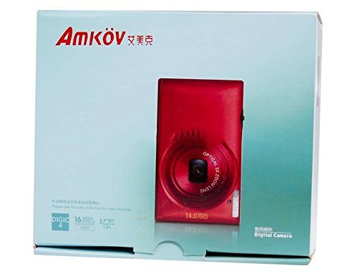 Amkov 16Mp 2.7" Tft Screen Digital Camera With 3X Optical Zoom, Video Recorder & Tf Card Reader (Silver) Produced... N9
