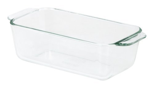 Pyrex Bakeware 1-1/2-Quart Loaf Dish, Clear