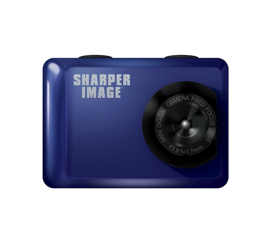 Sharper Image SVC555BL 720P Action Cam with Waterproof Case, Includes Bike and Helmet Mount (Blue) N3