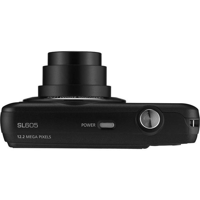 Samsung SL605 12.2 MP Digital Camera with 5X Optical Zoom and 2.7-Inch LCD Screen (Black) N3