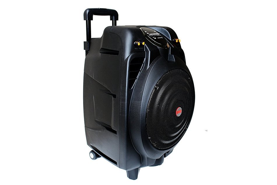 EMB PKX10BT 50W 10" Portable Professional Rechargeable BOOM Box Speaker BLACK N4