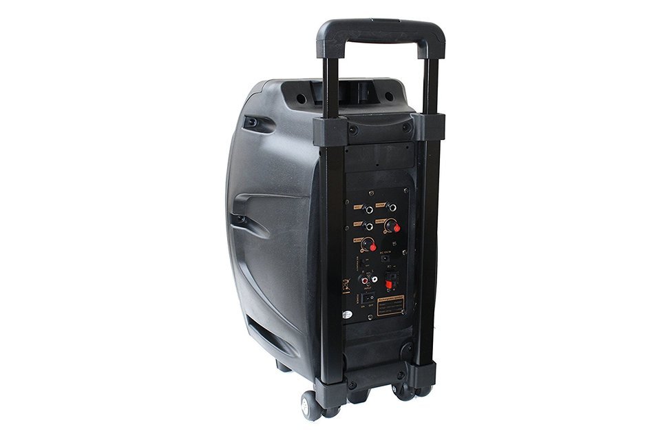 EMB PKX10BT 50W 10" Portable Professional Rechargeable BOOM Box Speaker BLACK N6