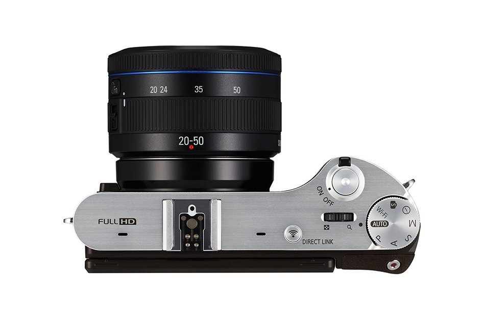 Samsung NX300 20.3MP CMOS Smart WiFi Mirrorless Digital Camera with 20-50mm Lens and 3.3" AMOLED Touch Screen... N9