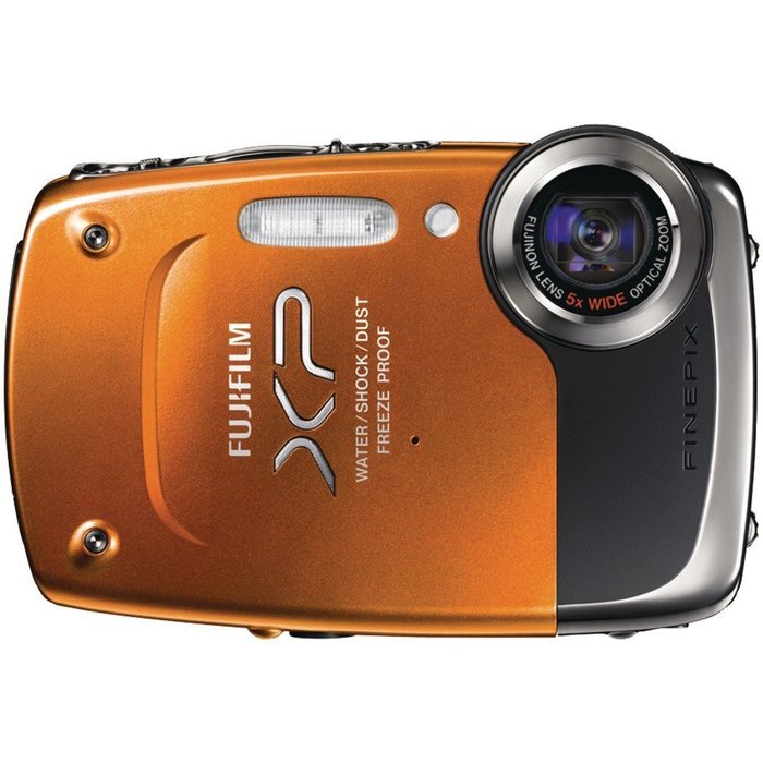 Fujifilm FinePix XP20 Orange 14 MP Digital Camera with 5x Optical Zoom - Orange N6