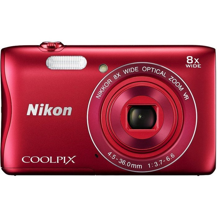 Nikon COOLPIX S3700 Digital Camera with 8x Optical Zoom and Built-In Wi-Fi (Pink) N16