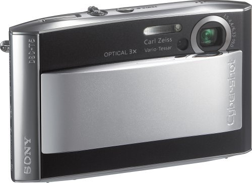 Sony Cybershot DSCT5 5.1MP Digital Camera with 3x Optical Zoom (Silver) N18