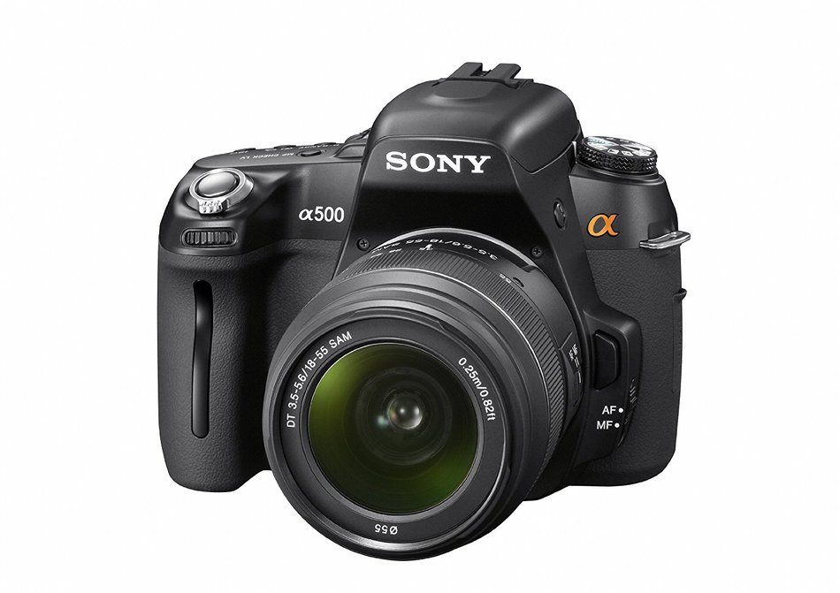 Sony Alpha DSLRA500L 12.3MP Digital SLR Camera with 18-55mm Lens N10