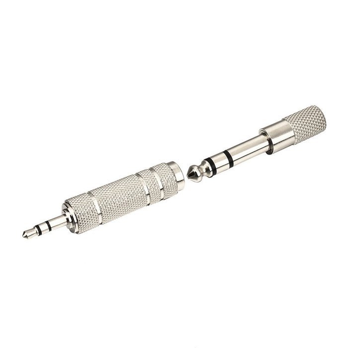 eBoot Headphone Adapter 6.35 mm (1/ 4 Inch) Male to 3.5 mm Female Stereo Adapter Plus 3.5 mm Stereo Male to 6.35... N6