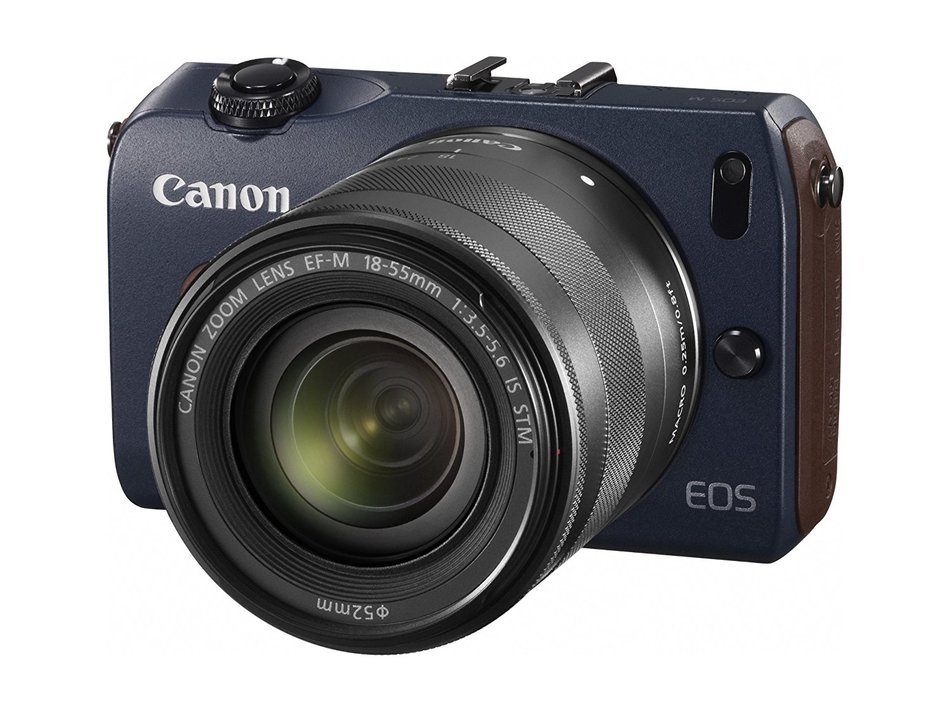 Canon mirrorless interchangeable lens camera EOS M double lens kit EF-M18-55mm F3.5-5.6 IS STM/EF-M22mm F2 STM...
