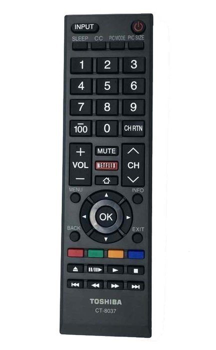 New Remote Control CT-8037 CT 8037 for Toshiba LED SMART HDTV REMOTE CONTROL 40L3400 40L3400U 40L3400UC 50L3400... N2