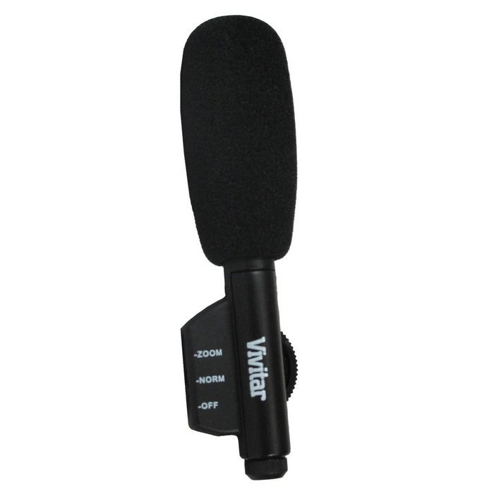 Universal Super Sound Mini Zoom Camcorder Directional Video Shotgun Microphone w/Mount + Deluxe Case + More For...