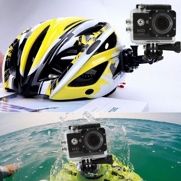 HDKing 1080P WIFI Sports Action Camera Waterproof DV Camera 2 inch LCD Screen 170 Degree Wide Angle Lens N10