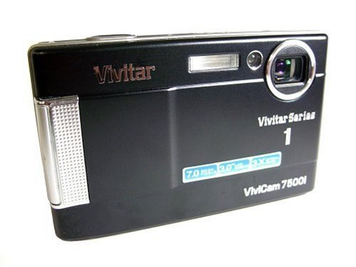 Vivitar ViviCam 7500i 7MP 3x Optical Zoom 3" LCD Digital Camera (Black) N2